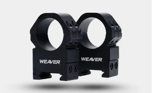 Weaver Precision Rifle Scope Rings 1'' Xx-High Matte - 48384