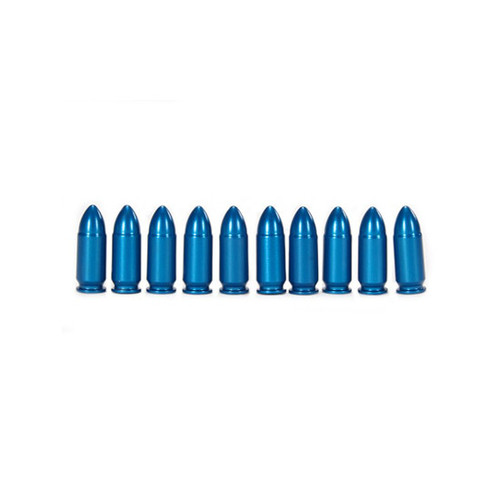 AZOOM 9MM LUGER SNAP CAP BLUE 10PK