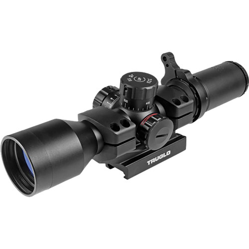 TruGlo Tactical Rifle Scope 3-9x42 30mm SFP Mil-Dot Illuminated Black - TG8539TL