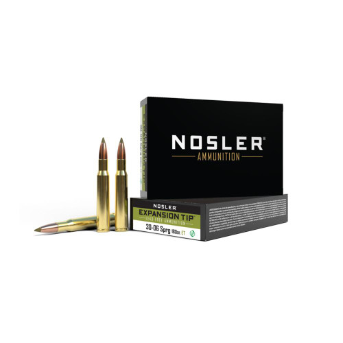 Nosler E-Tip Rifle Ammunition .30-06 Springfield 180gr ET 20/ct