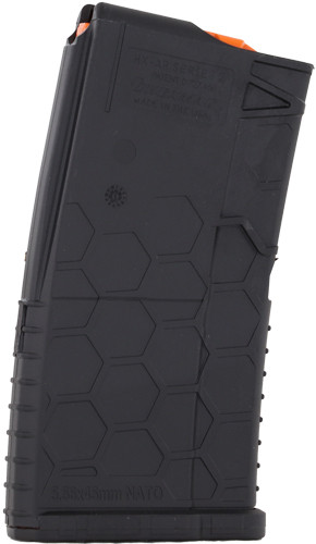 Hexmag Magazine AR-15 5.56X45 20-Round Polyhex Black Shorty
