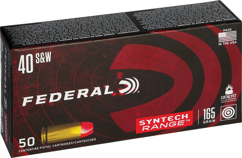 Federal AE 40 S&W 165gr Total Synthetic Jacket 50-Round 10BX/CS