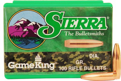 Sierra Bullets .22 CAL .224 55gr HP-BT 100-Count