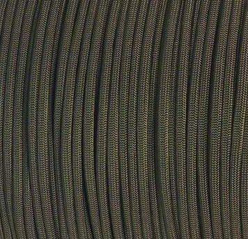 E.L. Wood Braiding Co. Mero 550 Paracord - 100' 550 lb Olive Drab 5040 Military