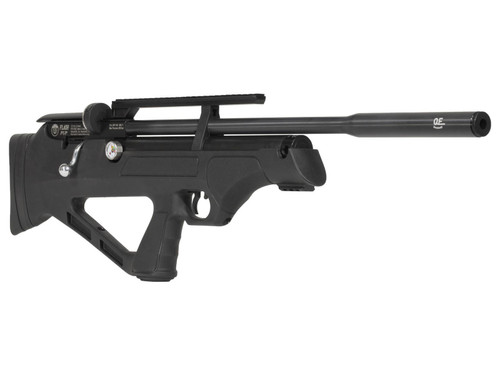 Hatsan FlashPup Syn .22 Cal QE Adv Polymer Bullpup Air Rifle - 2 mags/Single-Shot Tray