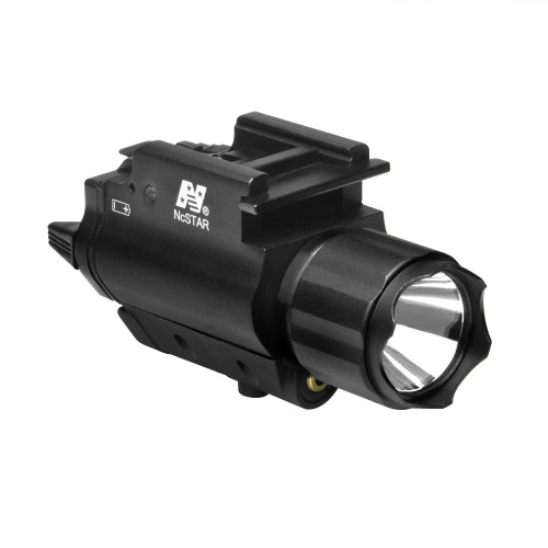 NcSTAR Tactical Green Laser Sight & 3W 150 Lumen LED Flashlight W/Weaver QR