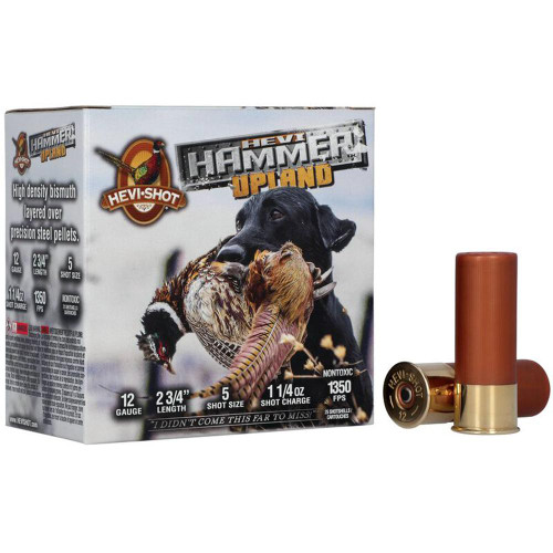 HEVI-Shot Hevi-Hammer Upland Shotshell 12ga 2-3/4" 1-1/4oz #5 25/ct