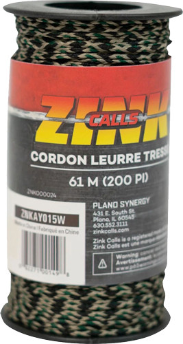 Zink Decoy Braided Cord 200FT