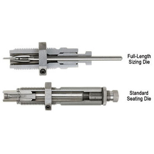 Hornady Custom Grade Series III 2 Die Set for 22 Nosler Includes Sizing Seater - 546207