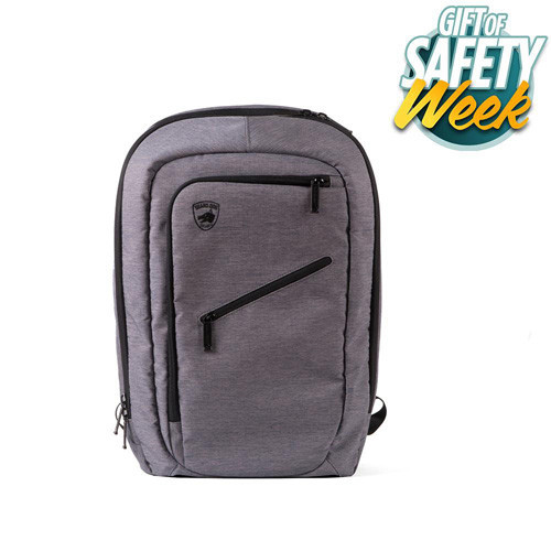 Guard dog security Smart Bulletproof Backpack Proshield Gray with Charging Bank - BPGDPSMGR