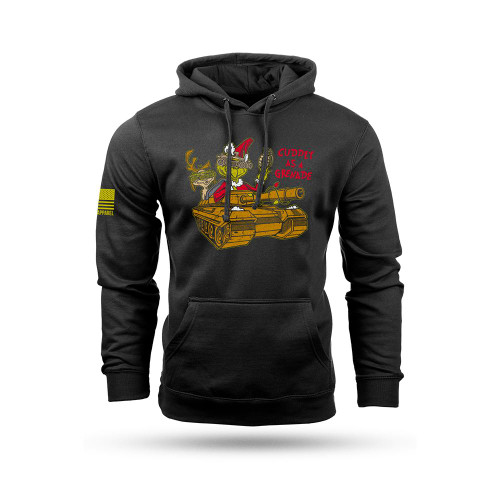 Nine Line Apparel Grinch Hooded Sweatshirt Black L - GRINCH-DT6100-BLACK-L