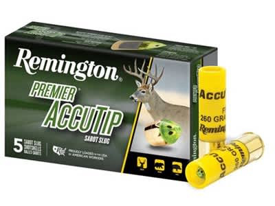 Accutip Sabot Slugs - 20 Ga, 260 Gr, 2.75", 1850 Fps, 3-5 Oz Charge, 5-b...