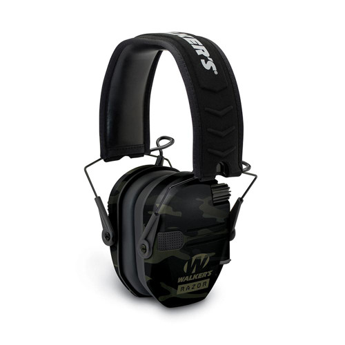 Walkers Game Ear Razor Slim Shooter Folding Electronic Multicam Black Camo