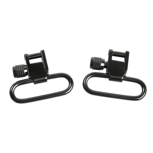 NcSTAR Lockable Sling Swivels 1" Black 2 Count - AASW1B