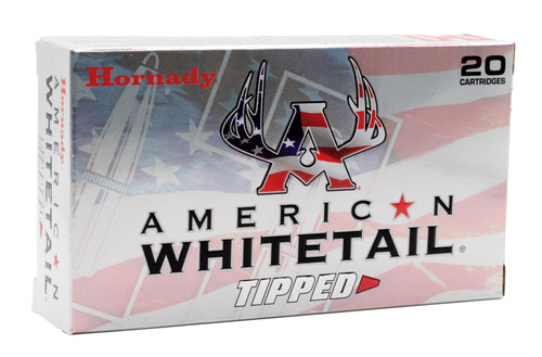 Hornady American Whitetail 243 Win Ammo 95gr Polymer Tip 20 Rounds - 80461