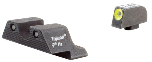 Trijicon For Glock Large Frame HD Sight Set Yellow Front Outline - GL104Y