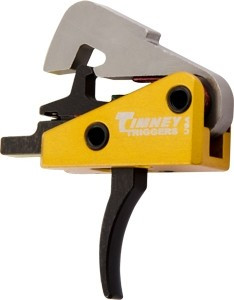 Timney Trigger AR-10 4LB Pull Solid Small Pin Curved
