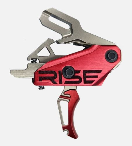 Rise Trigger Revolver 535 Slide And Snap Built In Pins Silver/Red