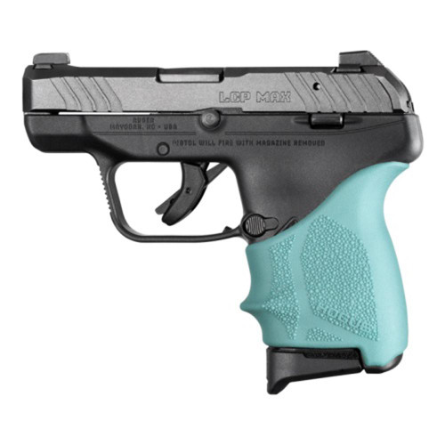 Hogue HandAll Beavertail Grip Sleeve Ruger LCP Max Aqua - 18134