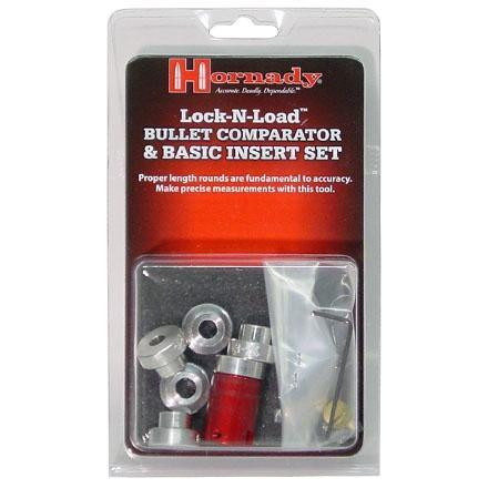 Hornady Lock-N-Load Bullet Comparator - Basic Set Body 6 Inserts