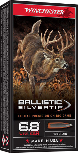WINCHESTER SUPREME 6.8 WESTERN 170GR SILVERTIP 20RD 10BX/CS