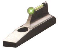 TRUGLO SIGHT FRONT GREEN 3/8" DOVETAIL .450" HEIGHT