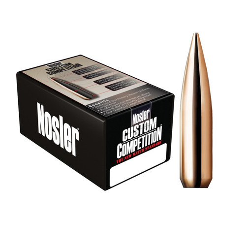 Nosler Custom Competition HPBT .22 Cal .224 80gr Bullets, 1000 Count - 49563