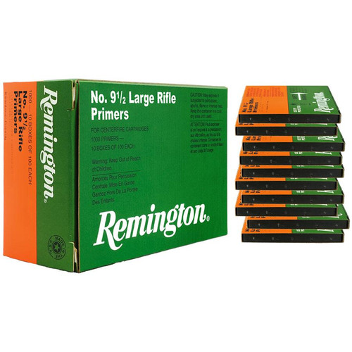 Remington Bulk Components Centerfire Primers-9-1/2 Large Rifle 1000 Count - 22608