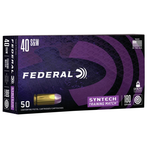 Federal 40 S&W 180 GR Training Match (Tsj)