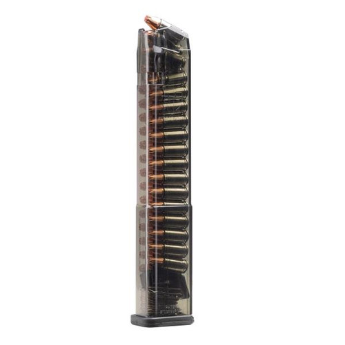 Elite Tactical Systems Carbon Smoke Handgun Magazine for Glock 17 9mm Luger 32/rd