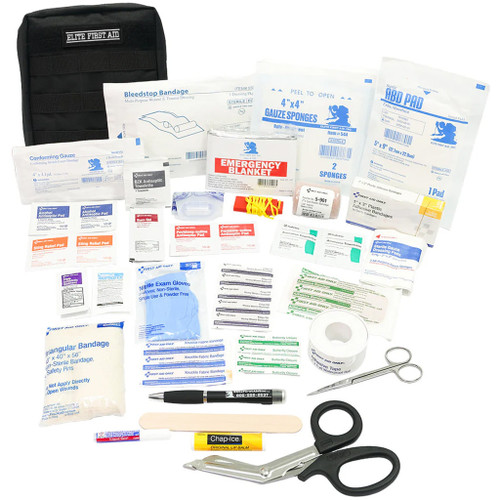 Elite First Aid General Purpose Ifak Black - FA185B-FAK