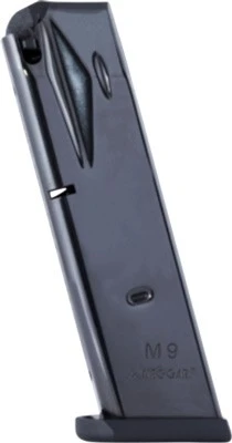 Mec-Gar Magazines Beretta 92FS Phosphate 9mm 15rd Magazine - MGPB9215P