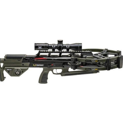 TenPoint TX 440 ACUslide Maxx Evo-X Elite Black Scope Mossberg Green