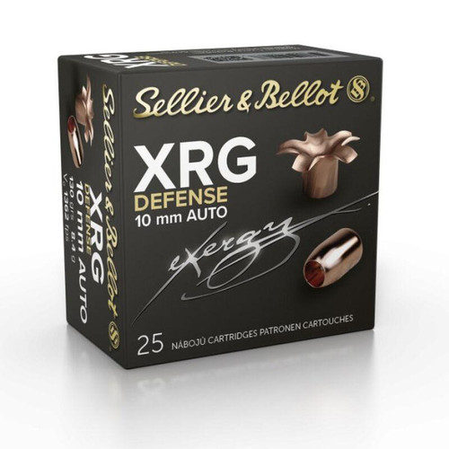 Magazine-Tech/Sellier- Bellot & XRG Defense Handgun Ammunition 10mm Auto 130gr HP 25/ct