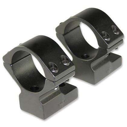 Talley Lightweight Alloy Scope Mounts - Black Anodized 1" Medium Knight MK 52 Tikka T3 and Master