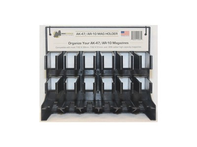 AK-47 AR-10 Magazine Holder Black, Up To 6 Magnum - MSSP347