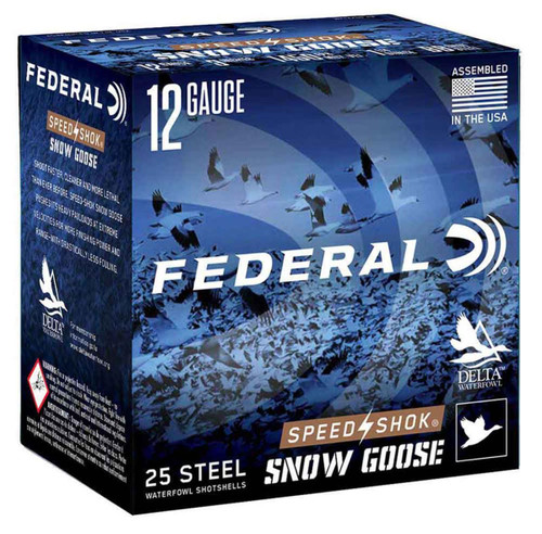 Federal Speed-Shok Snow Goose Shotshells 12 ga 3" 1-1/4oz #2 25/ct
