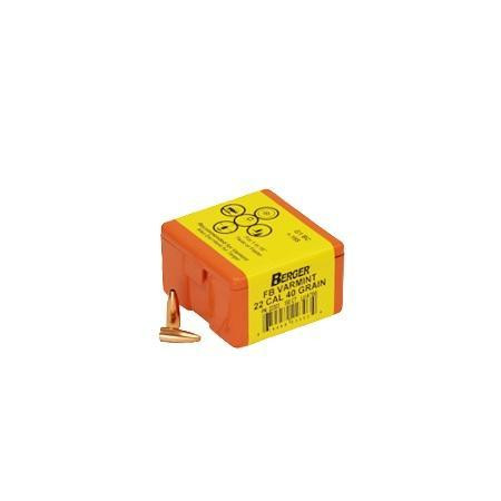 Berger Match Grade Varmint Bullets .22 cal .224" 40 gr FB 100/ct