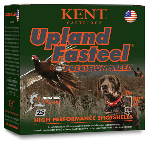 Kent Upland Fasteel Shotshells 12 ga 2-3/4" 1-1/8oz #7 25/ct