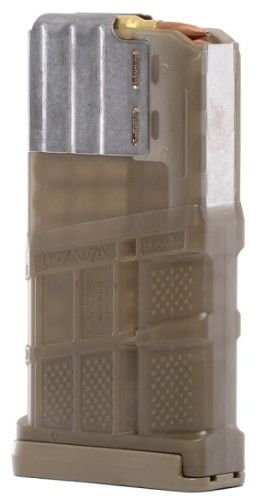 Lancer L7AWM Translucent 308 Win/6.5 Creedmoor 20rd Magazine, Dark Earth - L7G220TDE