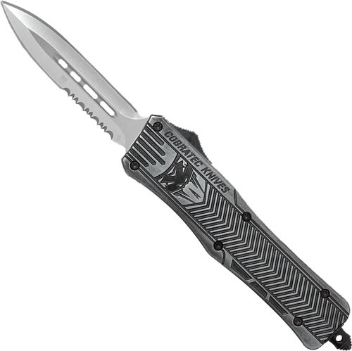 Cobratec Medium CTK1 OTF Stonewash 3" Dagger Serrated