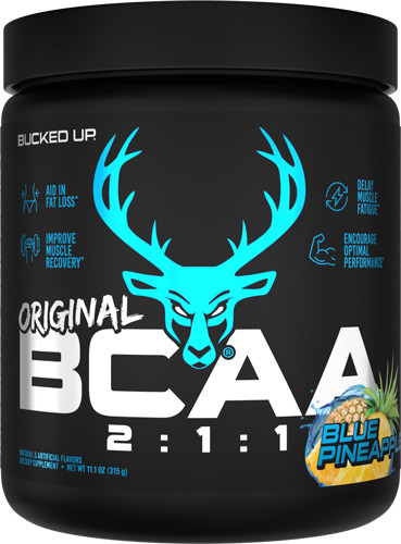 BUCKED UP POST-WORKOUT ORIGINL BCAA BLUE PINEAPPLE 30SERVINGS