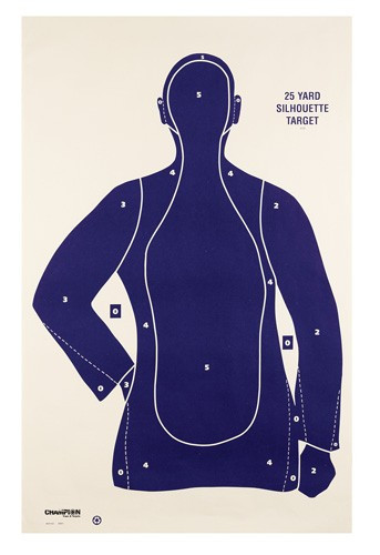 Champion TGT Paper 22.5"X35" B21-E Police Target 100PK