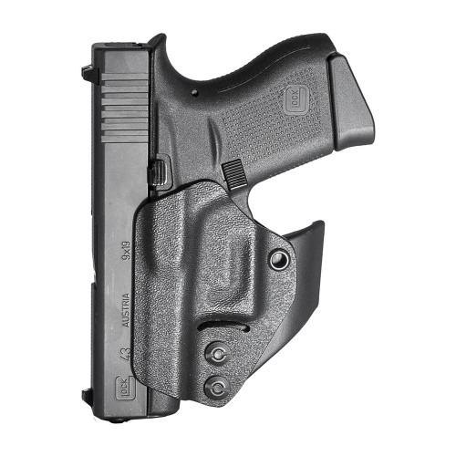 Mission First Tactical Minimalist Holster IWB Black Belt Clip Fits Glock - H2GL43AIWBM