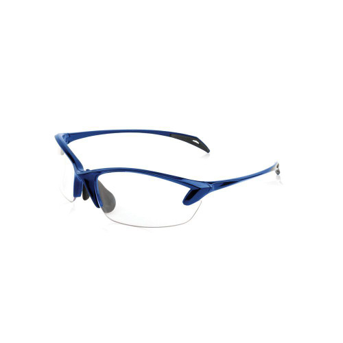 Aob S&W Colonel Womens Shooting Glasses Half Frame Blue with Clear Lens