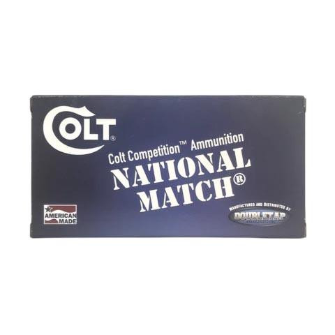 Double Tap Colt National Match Handgun Ammunition 10mm Auto 180gr FMJ 50/ct