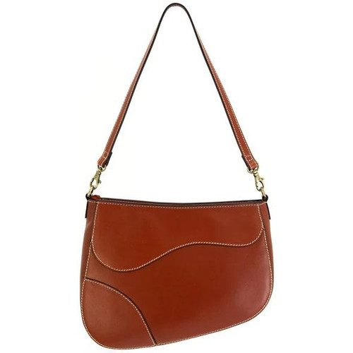 Rugged Rare Cameleon Saddle Concealed Carry Purse Brown