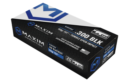 Maxim TUI SBA 300 Blackout Ammo 190gr - MXM49005