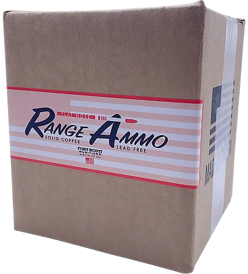 Fort Scott Munitions Range Flat 9mm Luger Ammo 115gr Solid Copper 500 Rounds - 9MM-115-SCVFNRA
