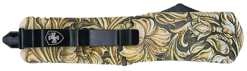 Templar Knife Gen II Saddle Slim 3.43" OTF Tanto Plain Stonewashed 440C Blade - MSDC231